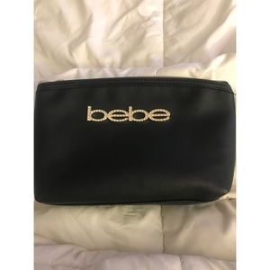 BEBE makeup bag.
